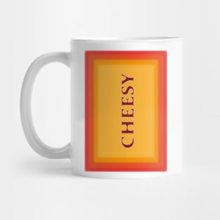 Cheesy, funny slang, foto Mug